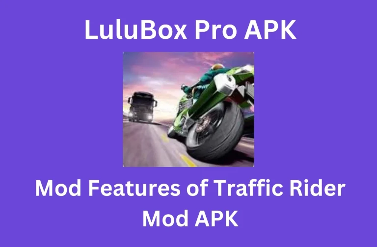 LuluBox Pro APK for Traffic Rider | Unlock Coins & Skins 2 Features of Traffic Rider Mod APK